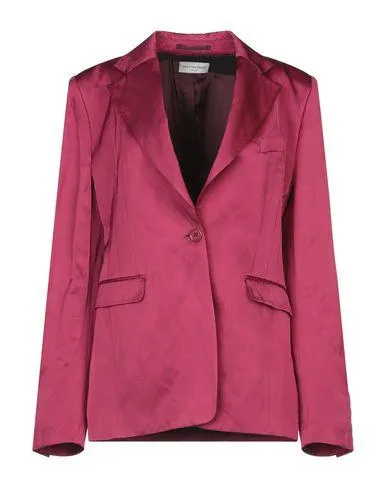 Dries Van Noten Women Blazer Maroon 10 UK