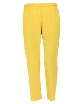 Dries Van Noten Women Casual trouser Yellow 14 UK