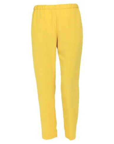 Dries Van Noten Women Casual trouser Yellow 14 UK