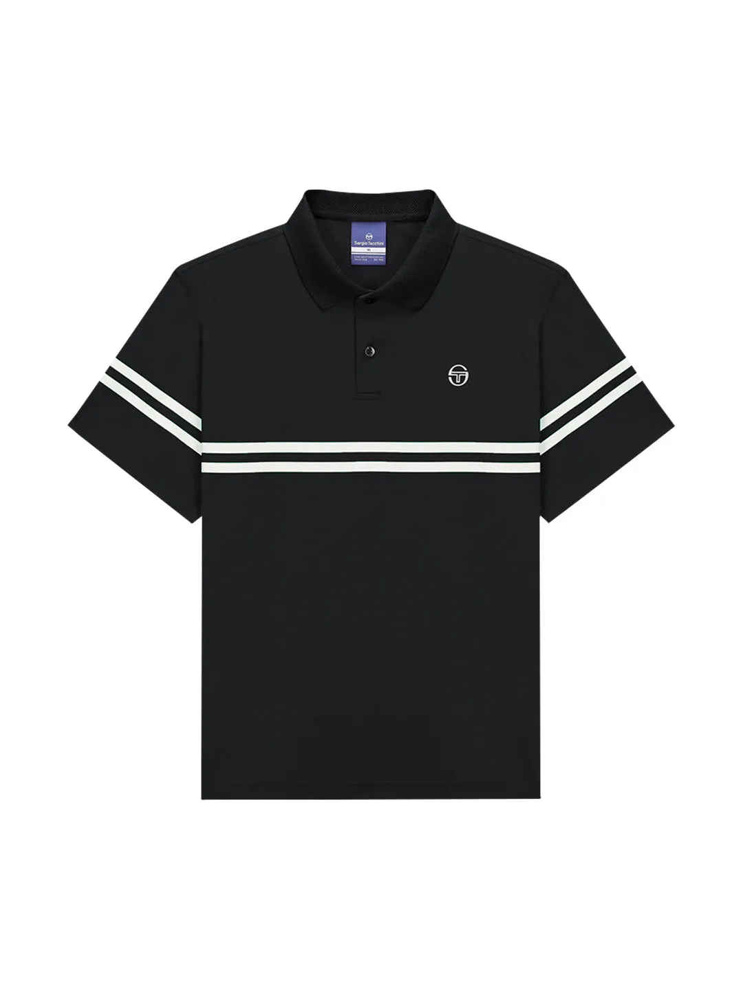 Essential Damarindo Polo Shirt- Black/ Black