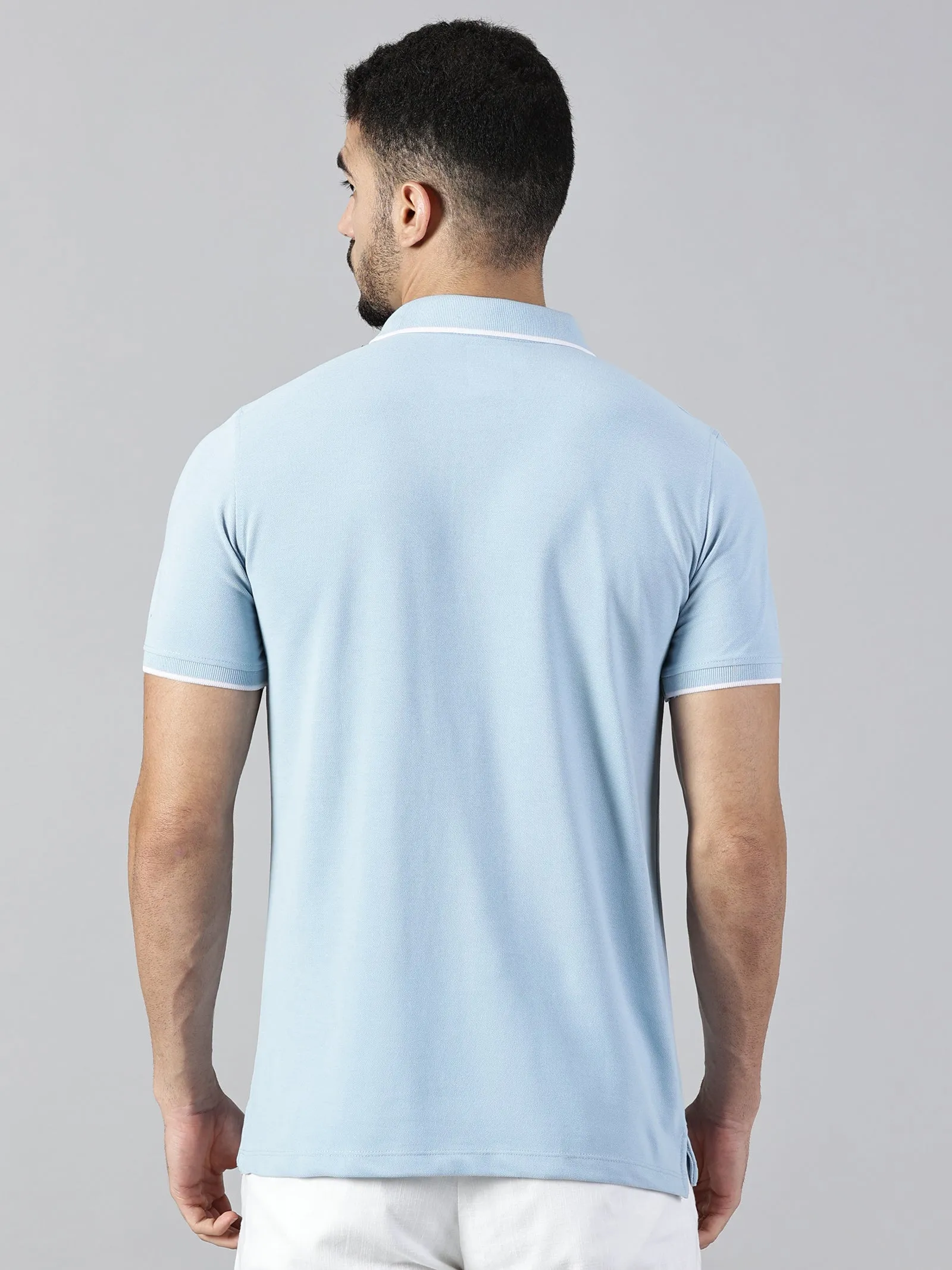 Everyday Powder Blue Polo T-Shirt