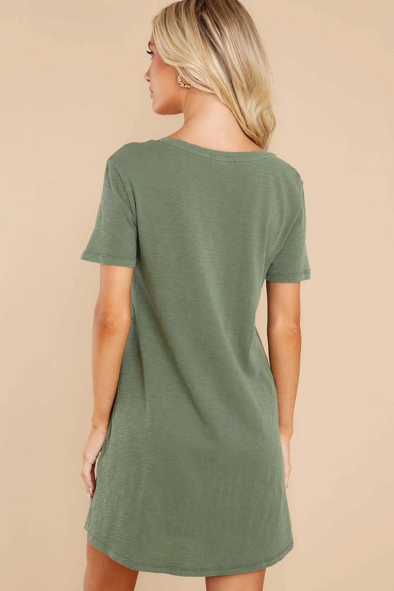 Forest Pocket Tee Dress