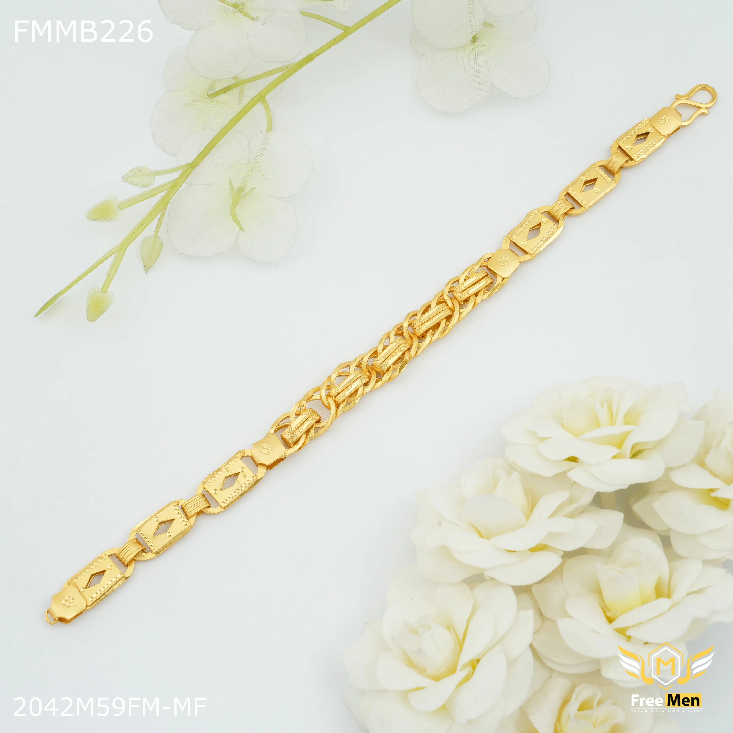 Freemen Designer Nawabi Bracelet For Men - FMMB226