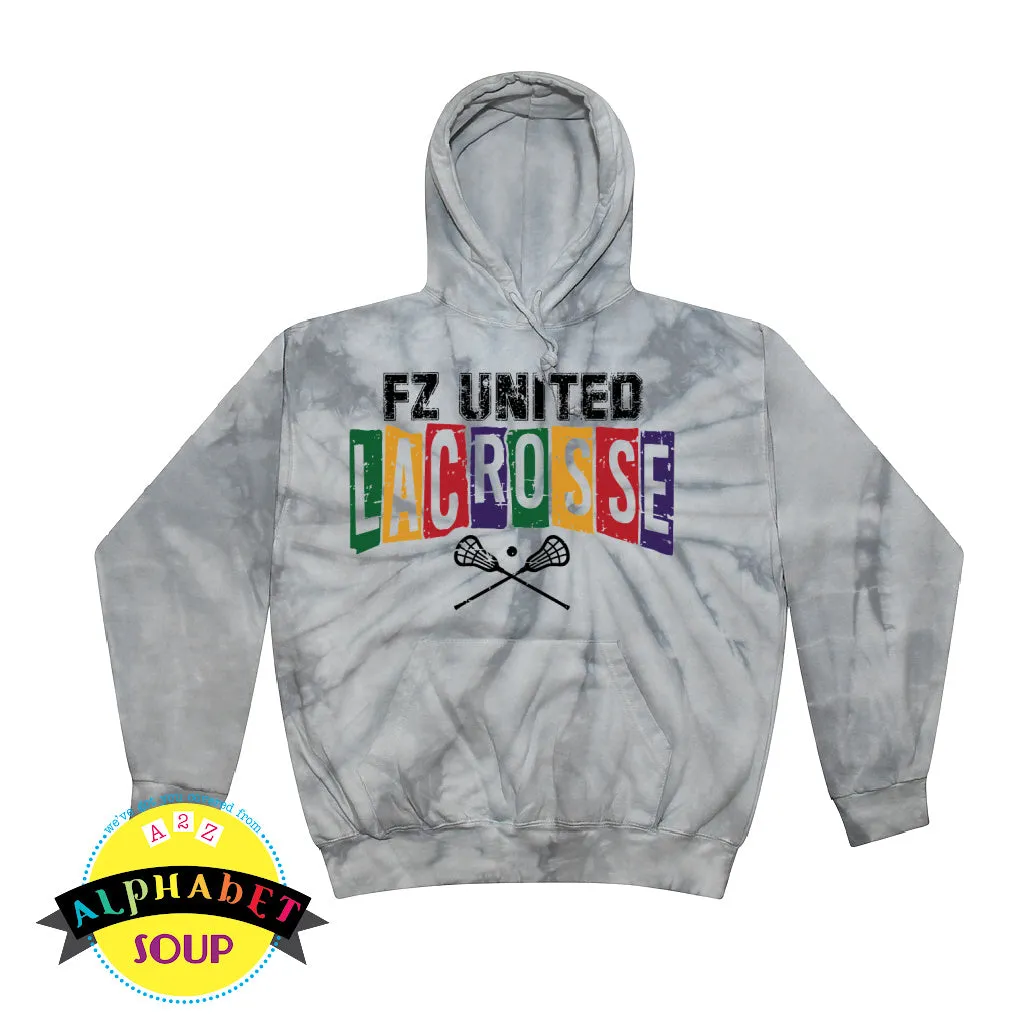 FZ United GIRLS High School Lacrosse Youth and Adult Tie Dye Sweatshirt