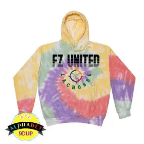 FZ United GIRLS High School Lacrosse Youth and Adult Tie Dye Sweatshirt