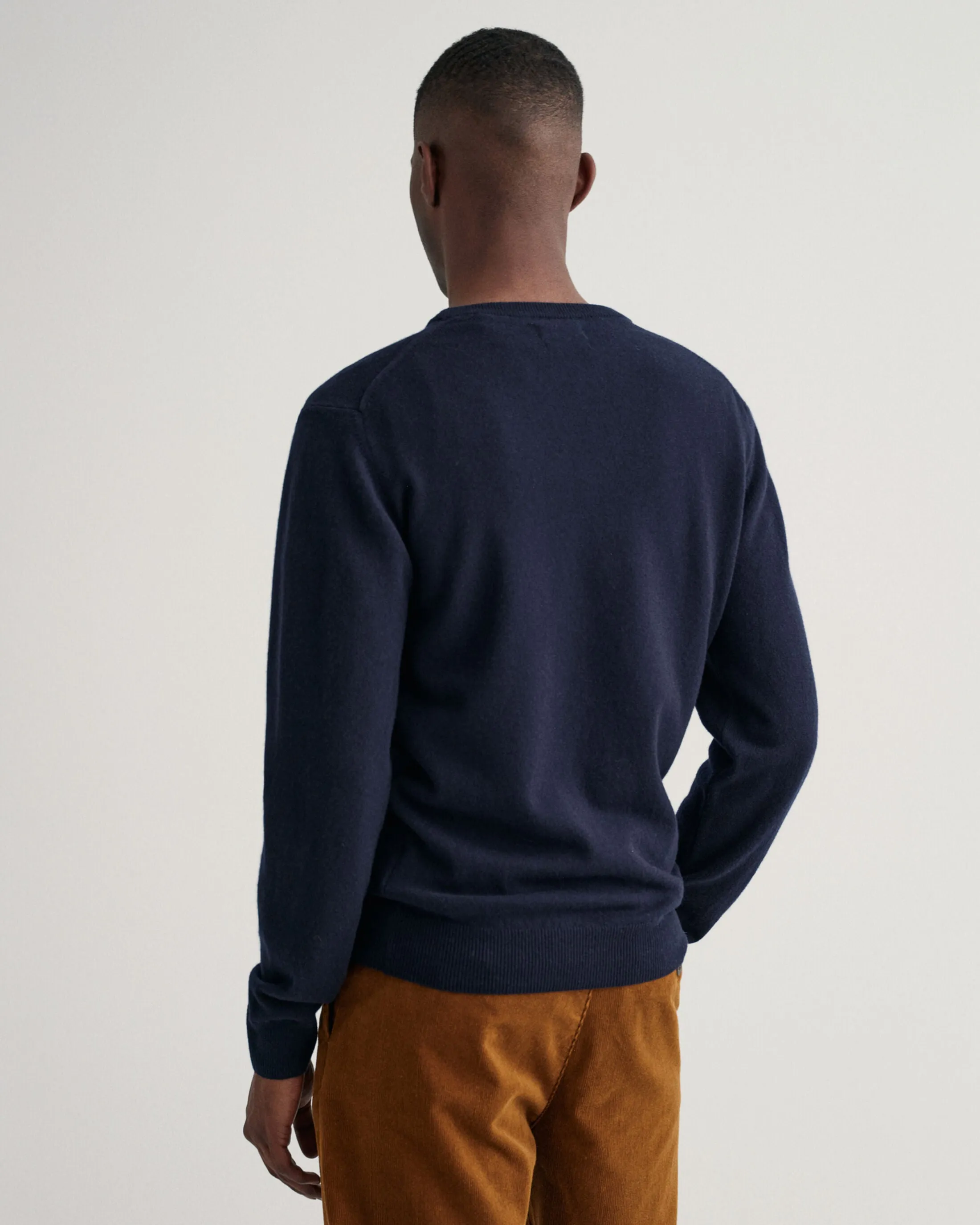 GANT - Superfine Lambswool Crew Neck, Marine