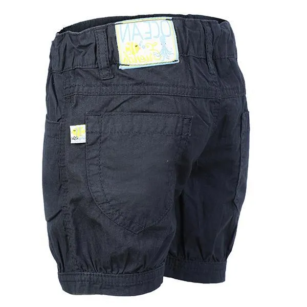 GIRLS WOVEN SHORTS - DARK BLUE