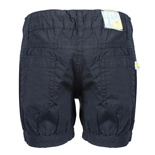 GIRLS WOVEN SHORTS - DARK BLUE