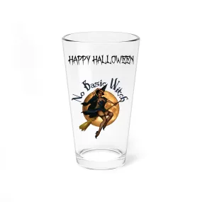 Halloween Drinking Water Pint Glass, 16oz , No Basic Witches