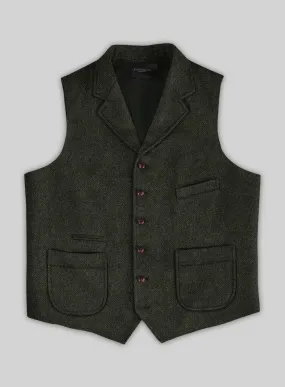 Highlander Heavy Heritage Green Tweed Hunting Vest