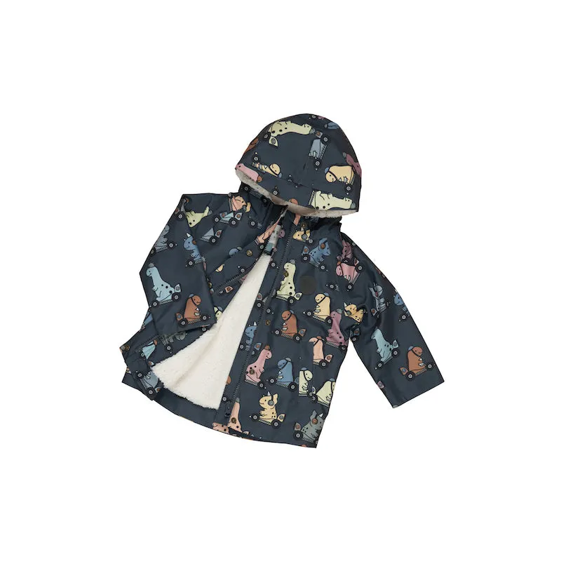 Huxbaby Dino Racer Raincoat