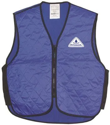 Hyperkewl Evaporative Sport Cooling Vest Blue Medium 10 Per Case