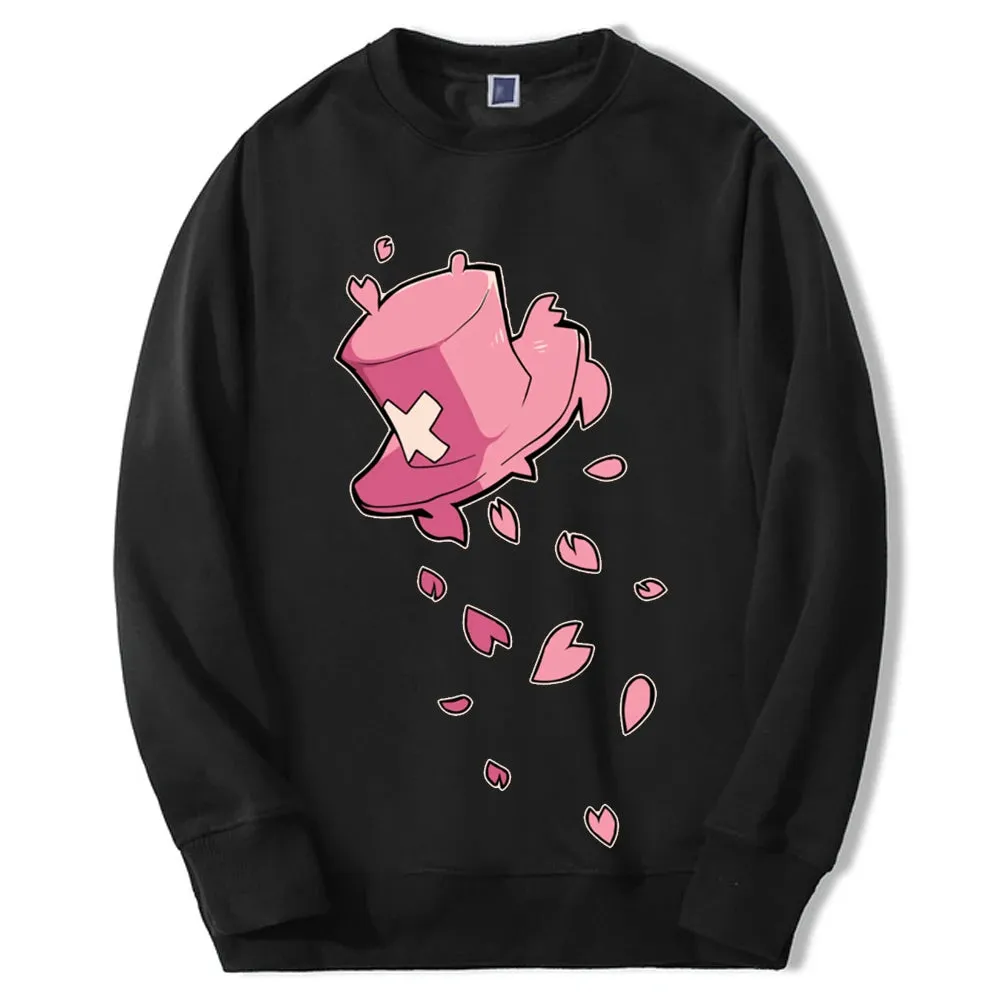 Kawaii Mangas Sweatshirt Cute Tony Chopper Nika Men Women Hot Anime Graphic Hoodie For Adult Fashion Oversize Sudaderas Pullover