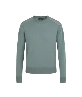 Kerrigan Merino Wool Crewneck Jumper - Green