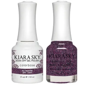 Kiara Sky All-in-One Gel   Polish Duo - 5039 All Nighter