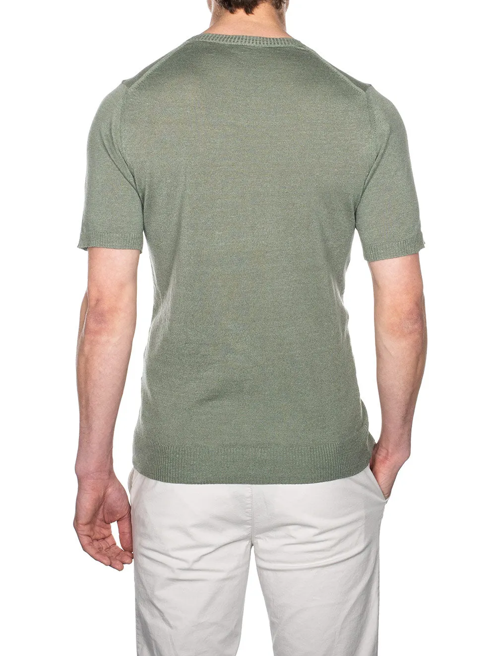 Knitted T-shirt Green