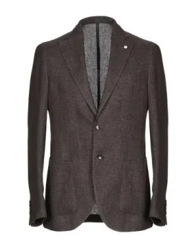 L.b.m. 1911 Man Blazer Dark brown 44 suit