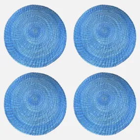 Light Blue Designer Placemats 4 Set