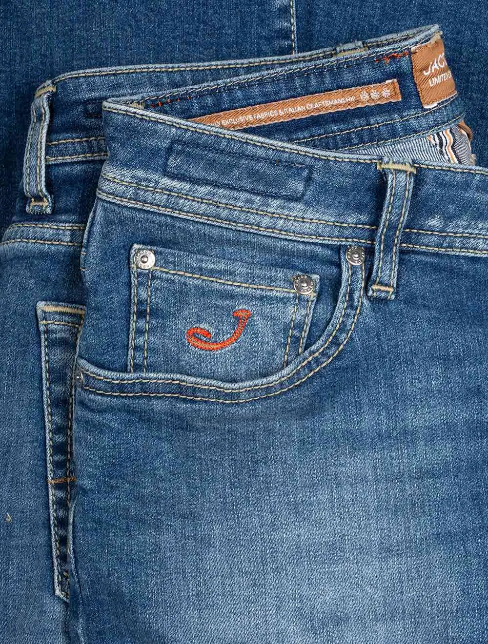 Limited Edition Nick Red Badge Blue Jeans