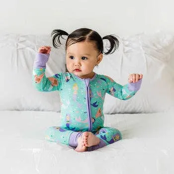 Little Sleepies - Mermaid Magic Bamboo Viscose Zippy