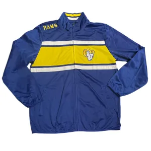 Los Angeles Rams Men's Power Pitcher Full-Zip Track Jacket