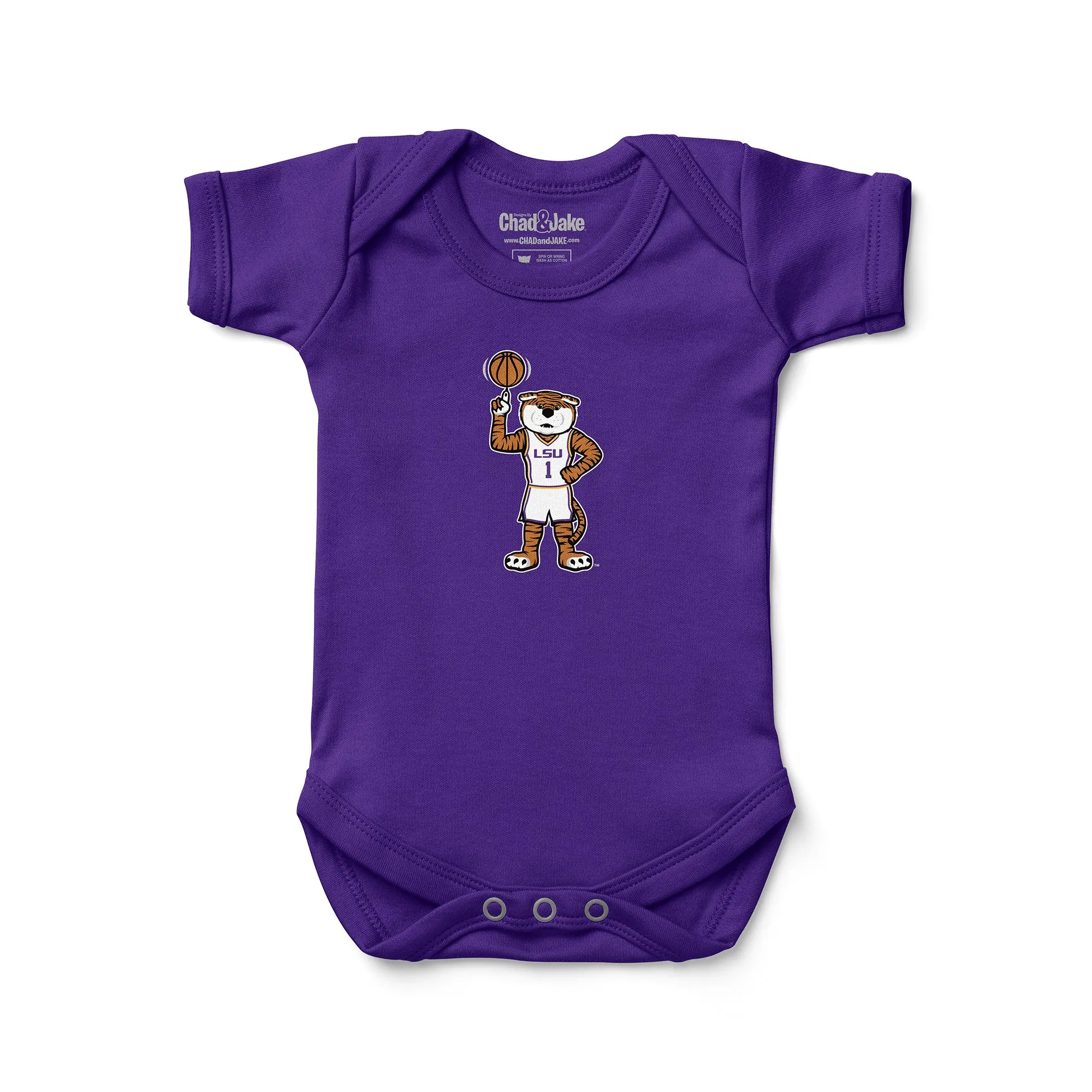 LSU Tigers Basketball Mascot Bodysuit