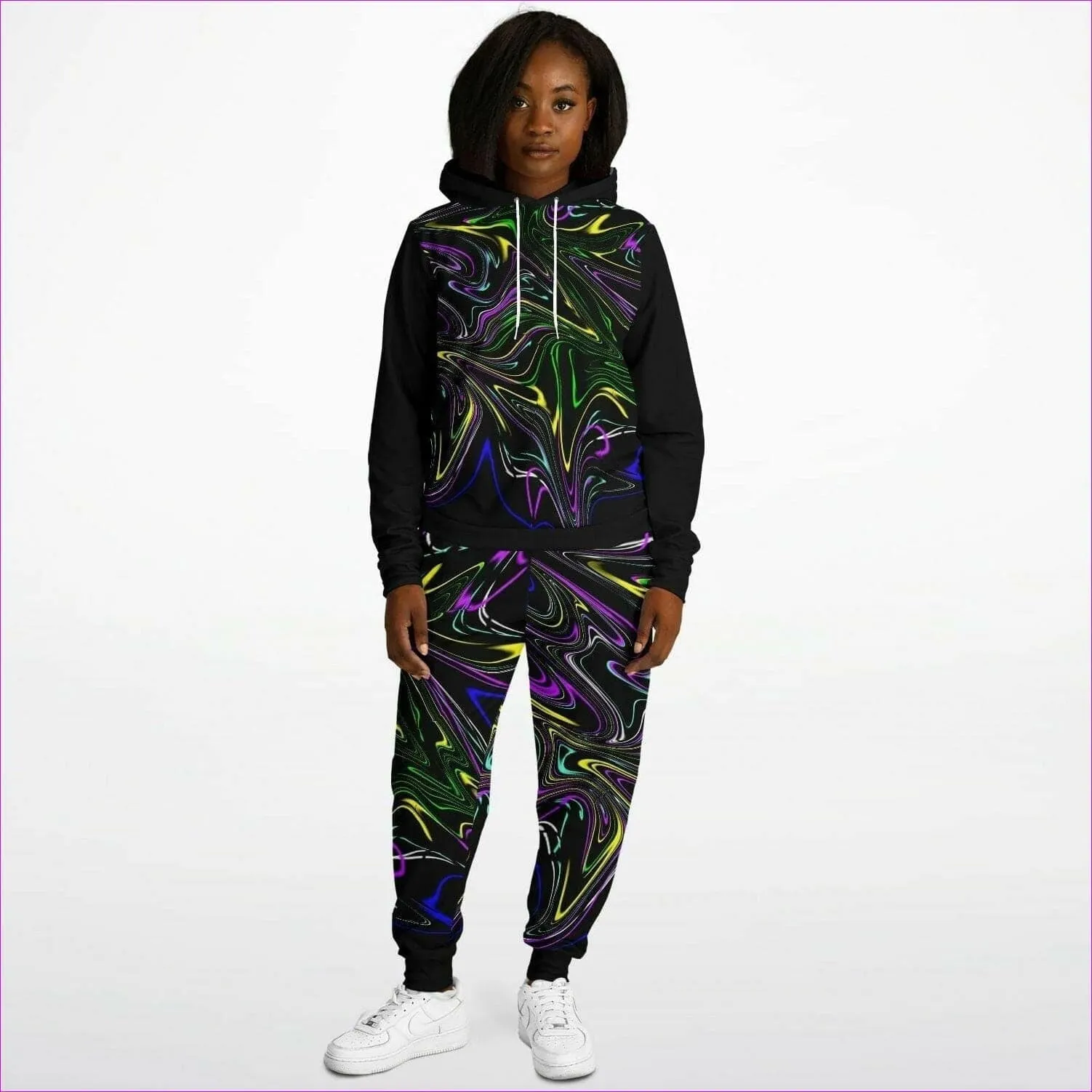 Mandala Skewed Premium Womens Sweatsuit