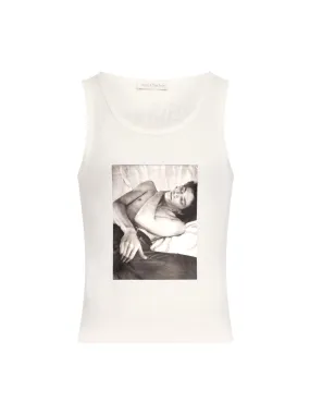 Mapplethorpe Self Portrait Tank Top by LUDOVIC DE SAINT SERNIN