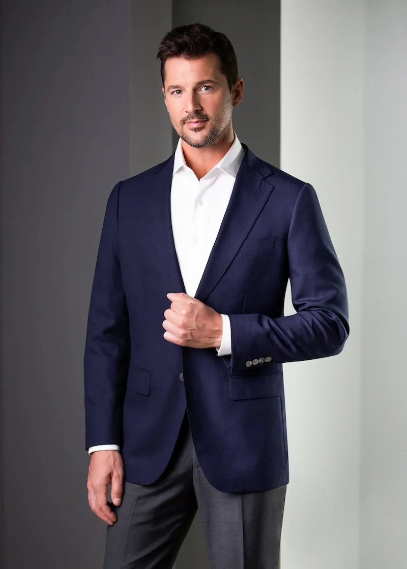 MaxDavoli Solid Modern Blazer