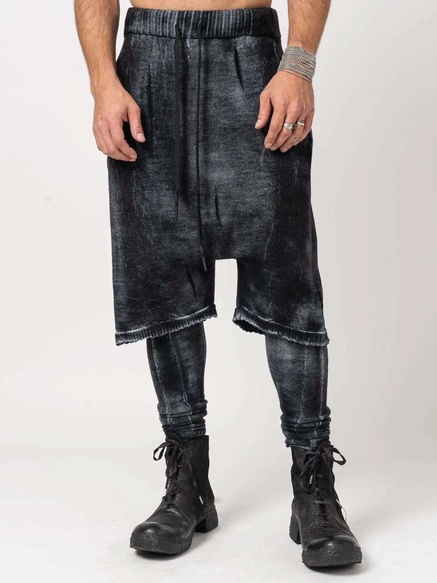 Medium Wool Double Pants