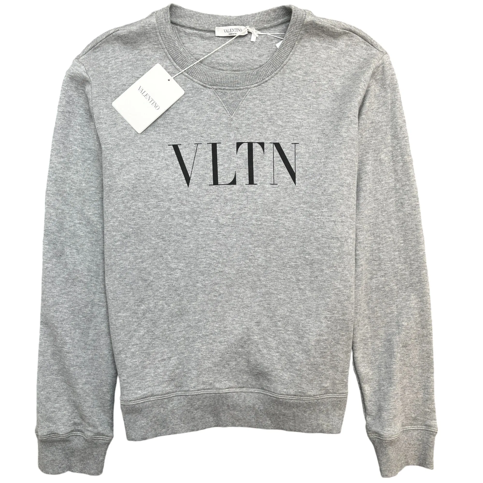 Men's Vltn Logo Jumper Grey Size S