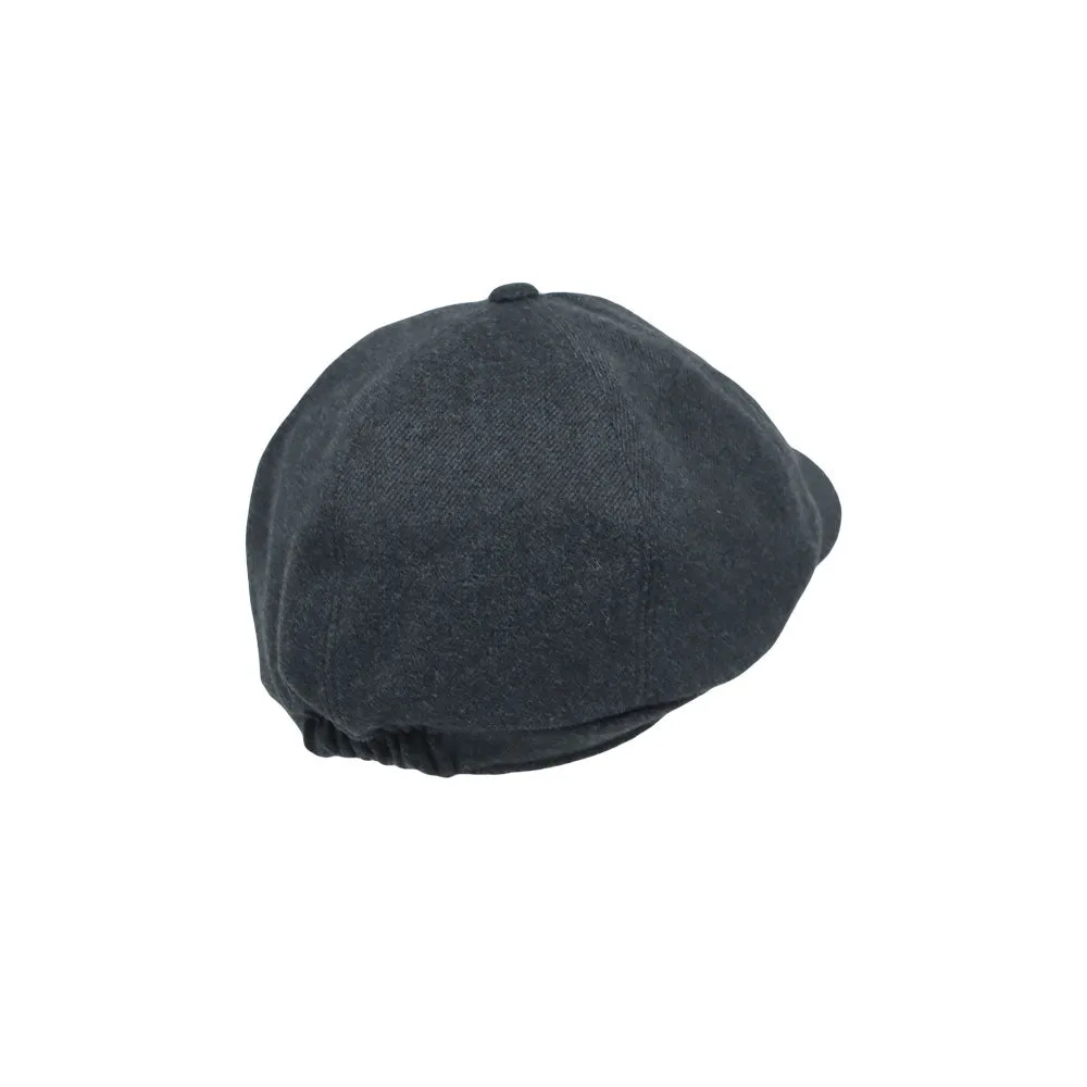 Mens Wool Melange Flat Cap Lightweight Newsboy Ivy Gatsby Hat SL31454