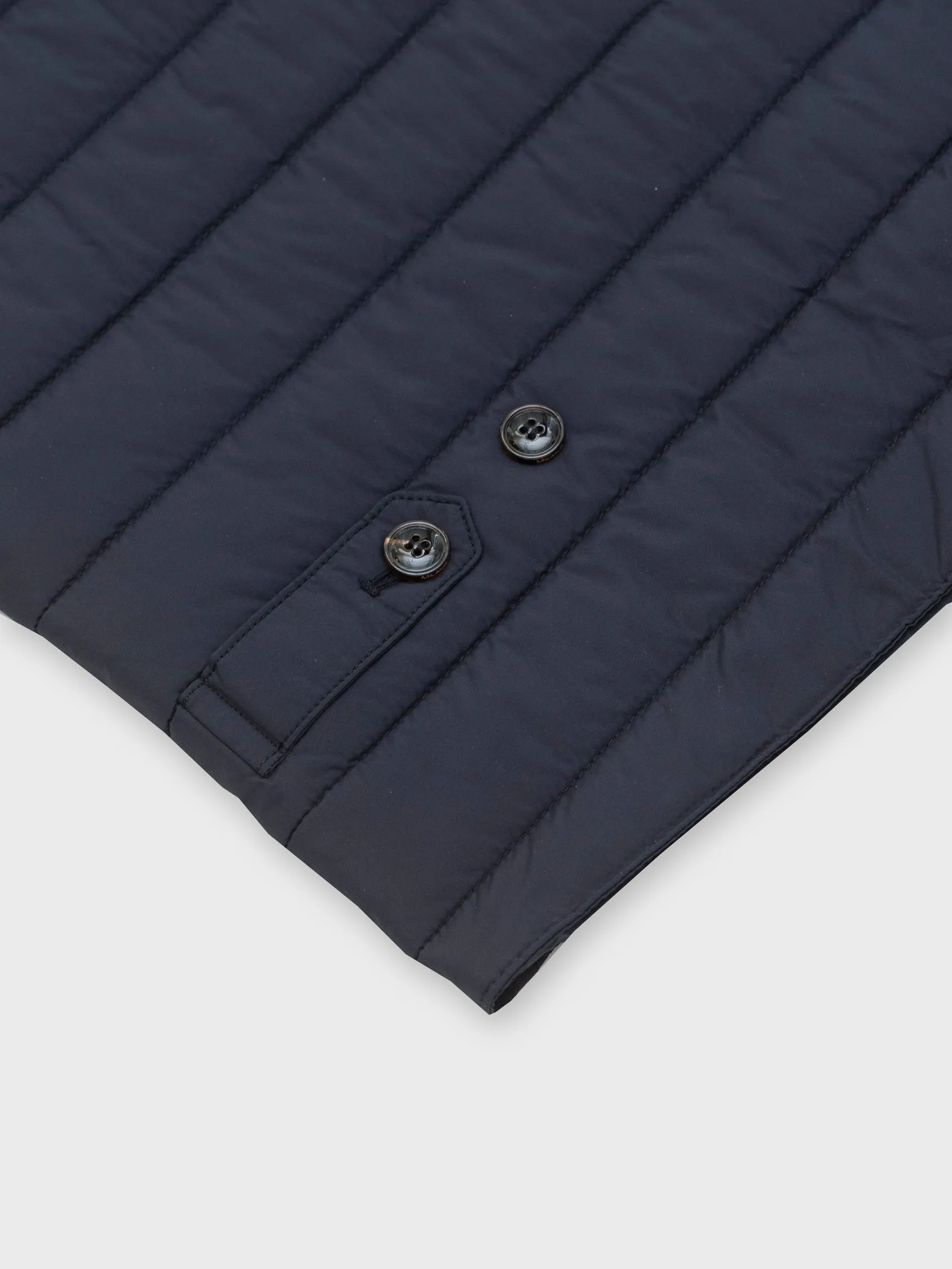 Mersino - Milano Edition Padded Navy Blue Vest