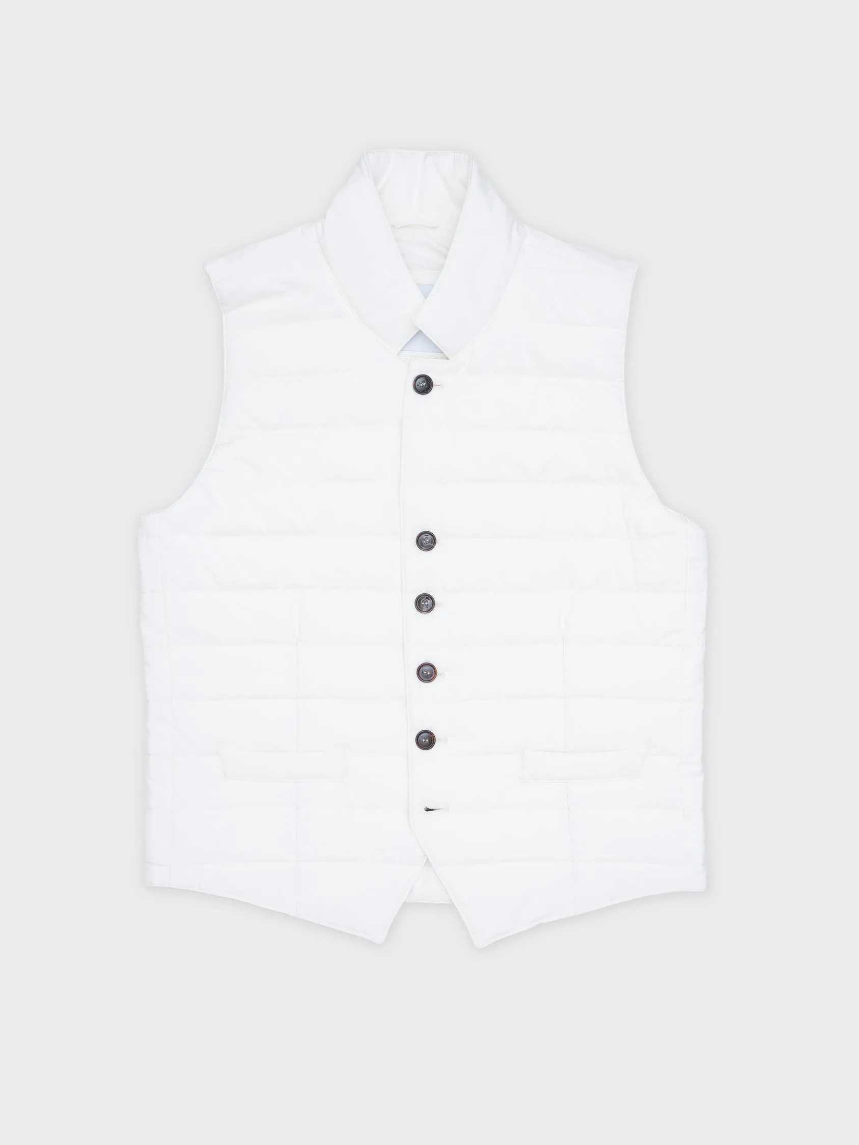 Mersino - Milano Edition Padded Off-White Vest