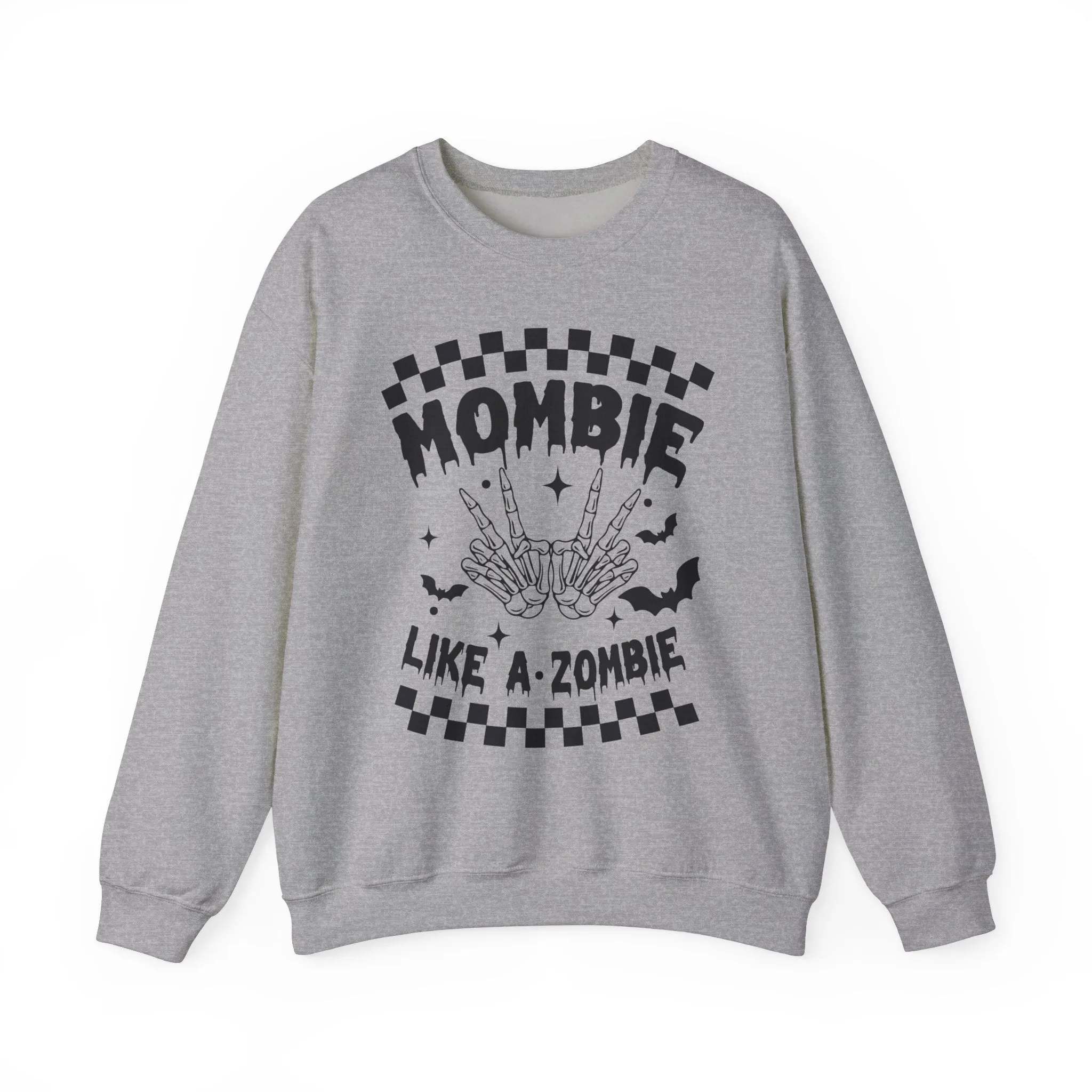 Mombie like a Zombie Crewneck Sweatshirt