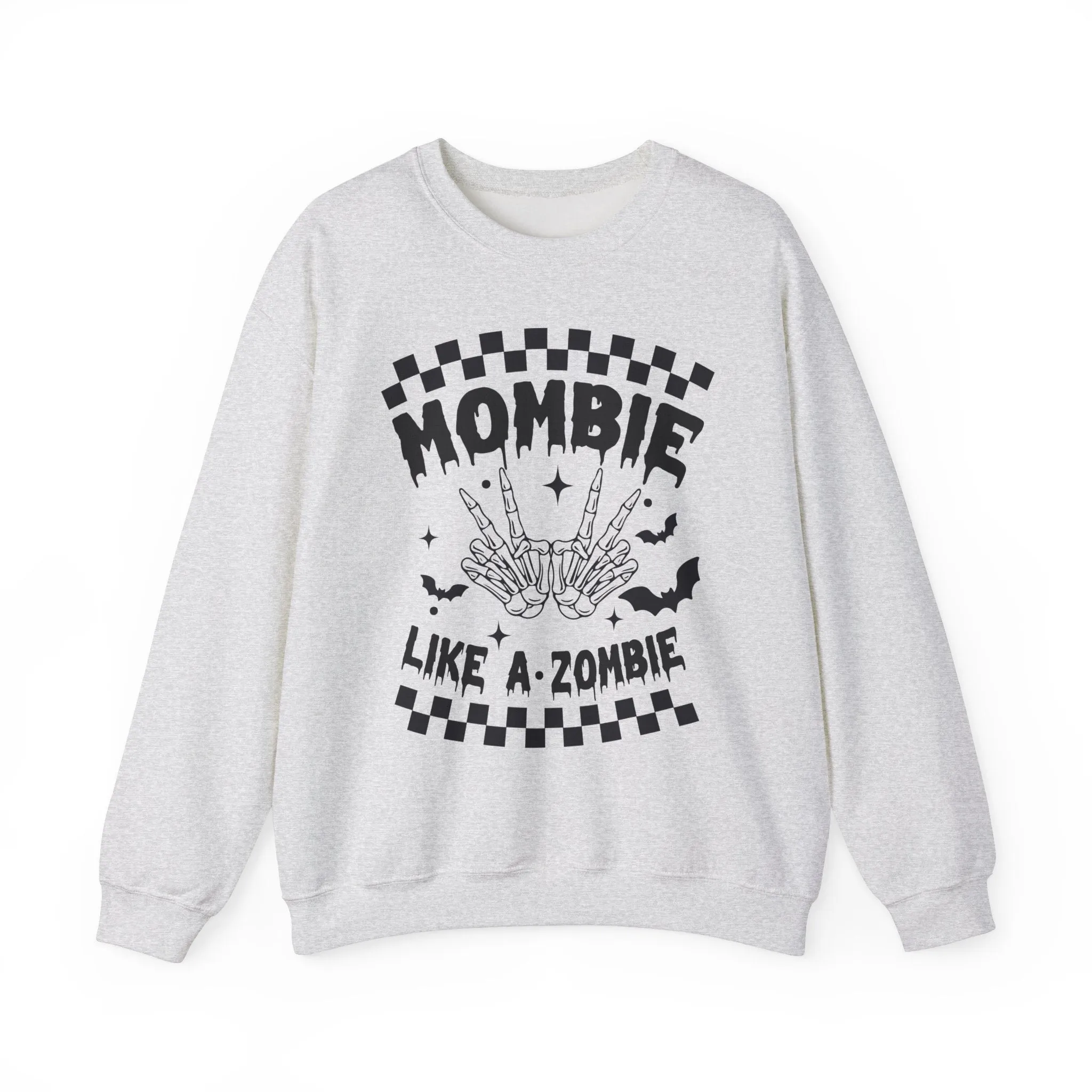 Mombie like a Zombie Crewneck Sweatshirt