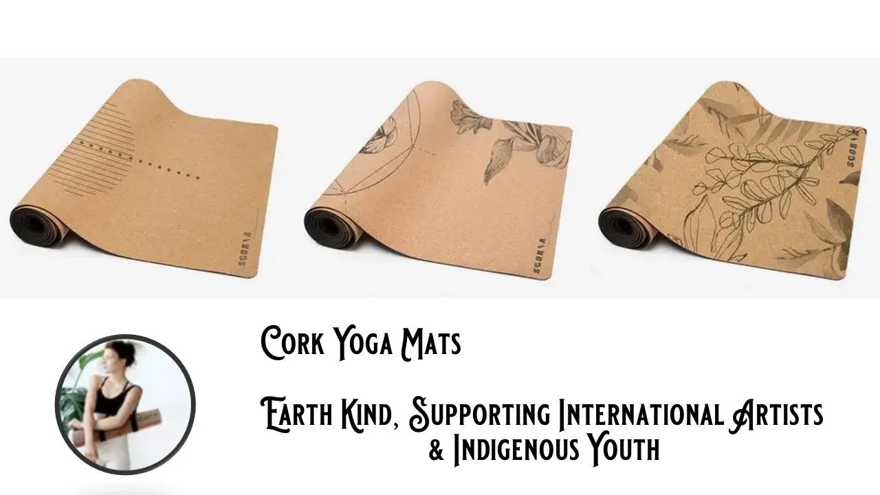 Moon Cork Brick (100% Natural Cork Yoga Block) by Scoria World Inc.