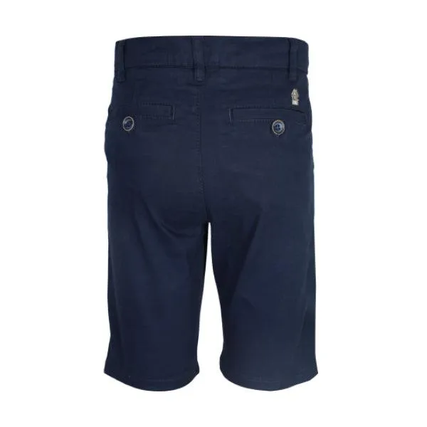 NAVY BLUE BASIC TWILL CHINOS SHORT FOR BOYS