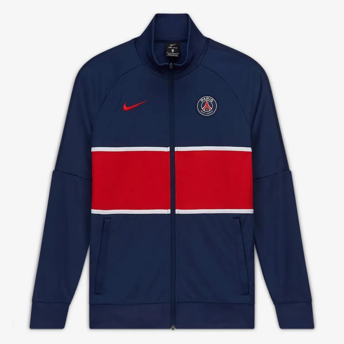 Nike 2020-21 PSG I96 Anthem Track Jacket - Navy-Red