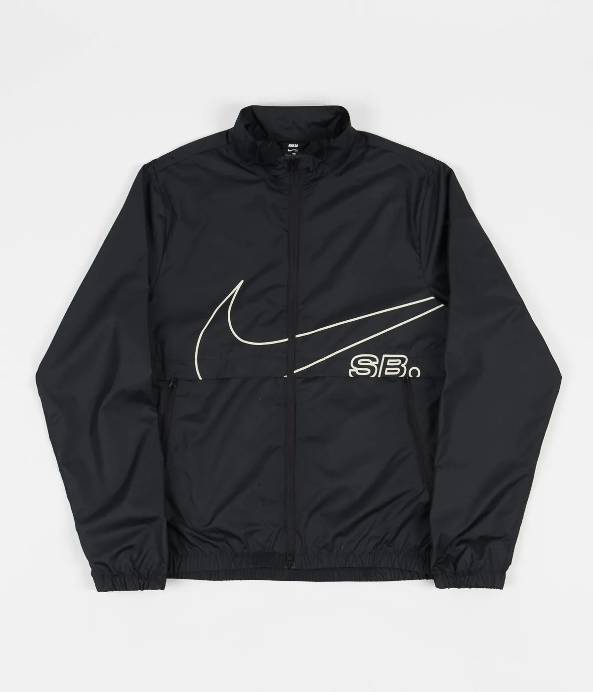 Nike SB Track Jacket - Black / Black / Black / Fossil