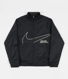 Nike SB Track Jacket - Black / Black / Black / Fossil