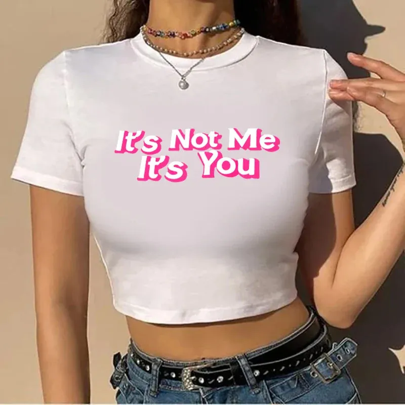 Not Me Not You Custom Crop Top Fairy Grunge Crop Top