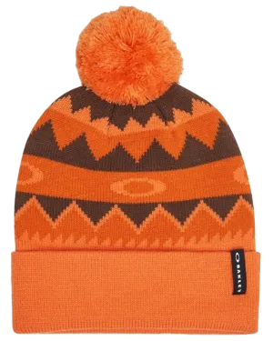 Oakley Nordic Beanie - Orange Norway Pattern