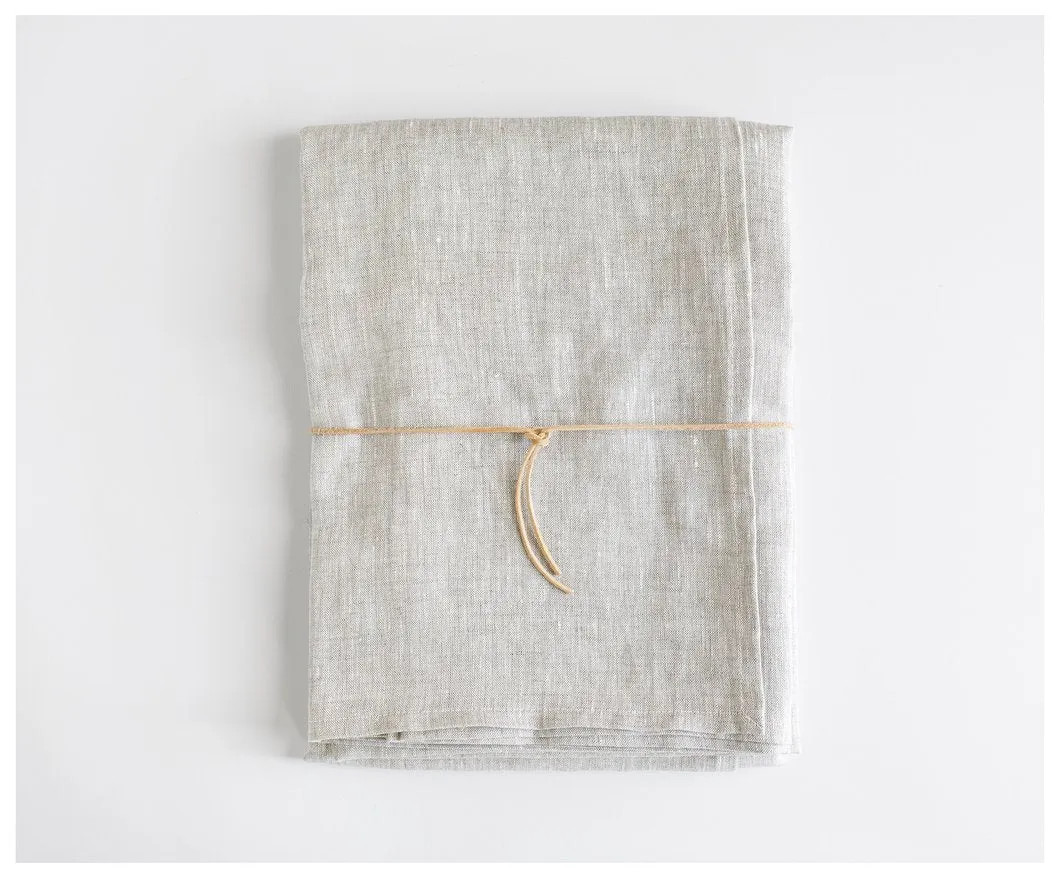 Oatmeal Linen Tablecloth