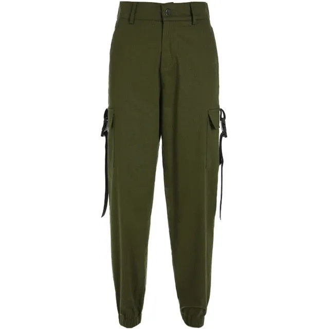 Obsidian High Waist Cargo Pants (3 Colours)