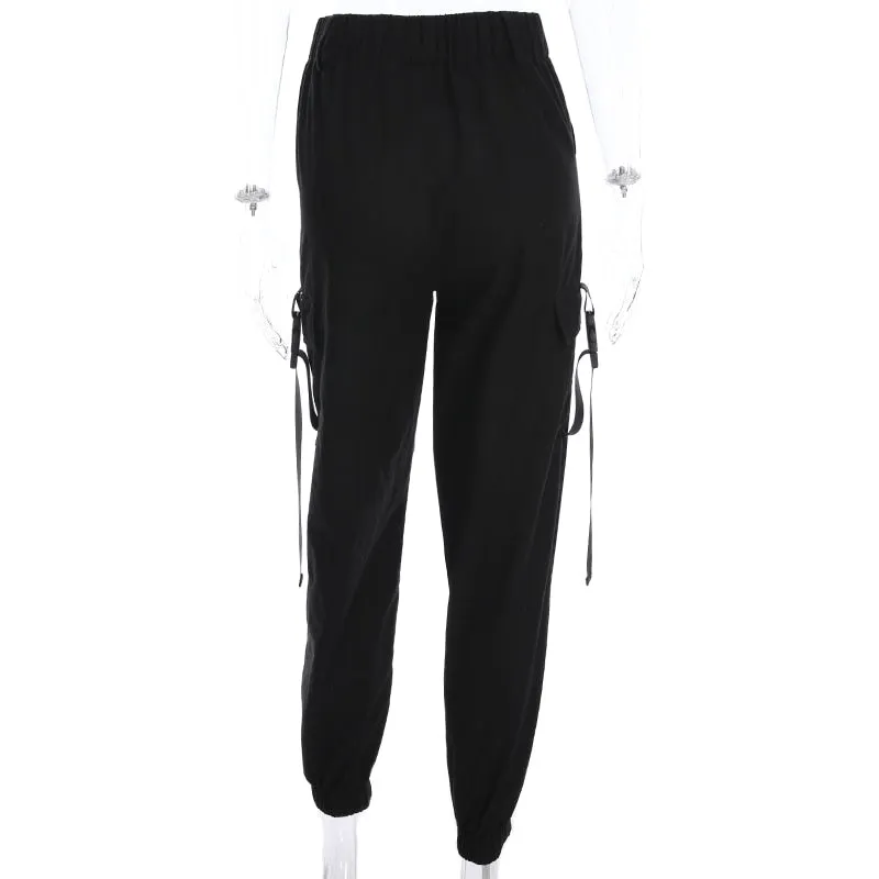 Obsidian High Waist Cargo Pants (3 Colours)