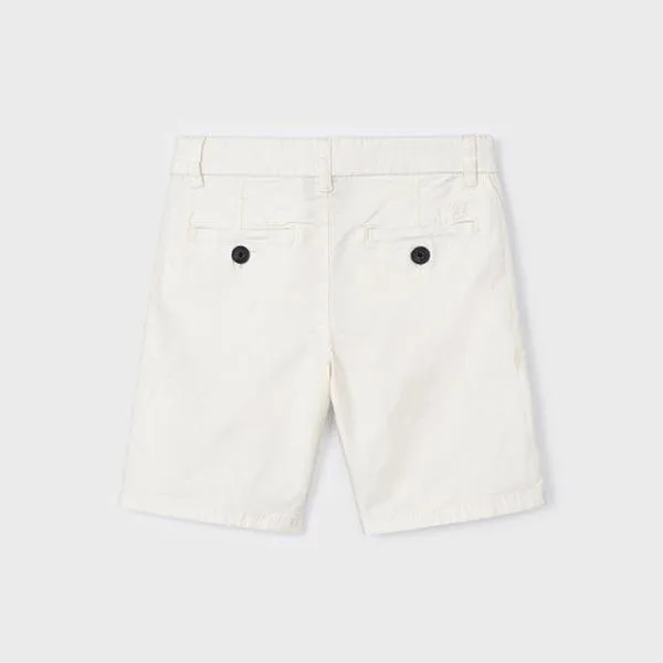 OFF WHITE CHINOS SHORT