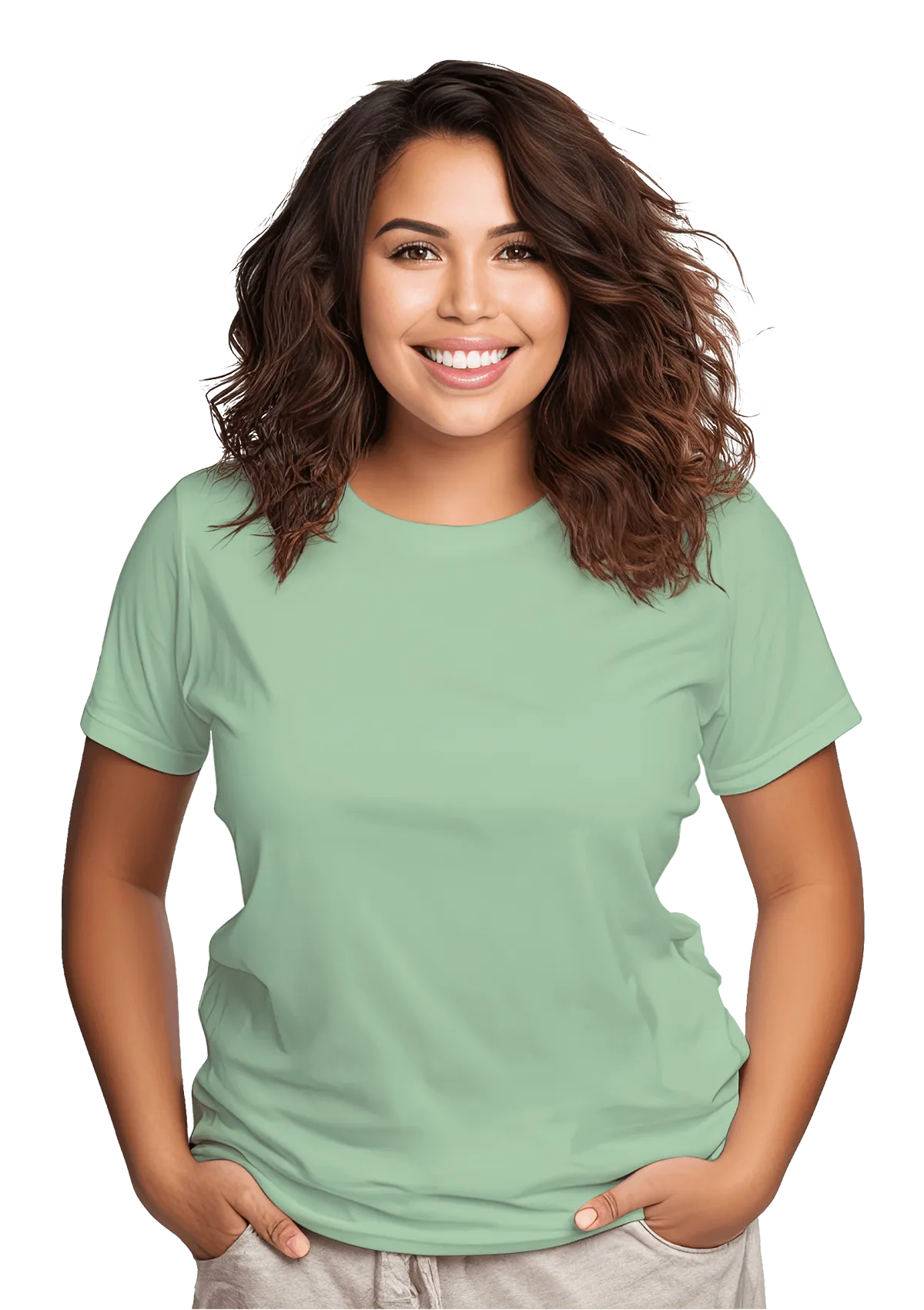 Perfect TShirt Co Womens Original Boyfriend T-Shirt - Misty Mint