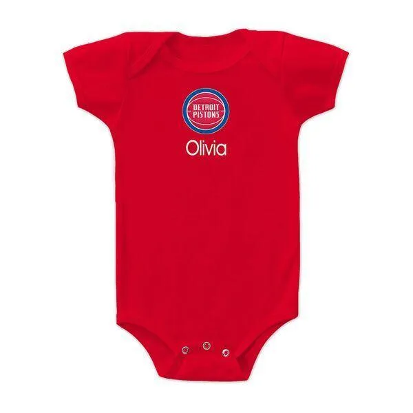 Personalized Detroit Pistons Bodysuit