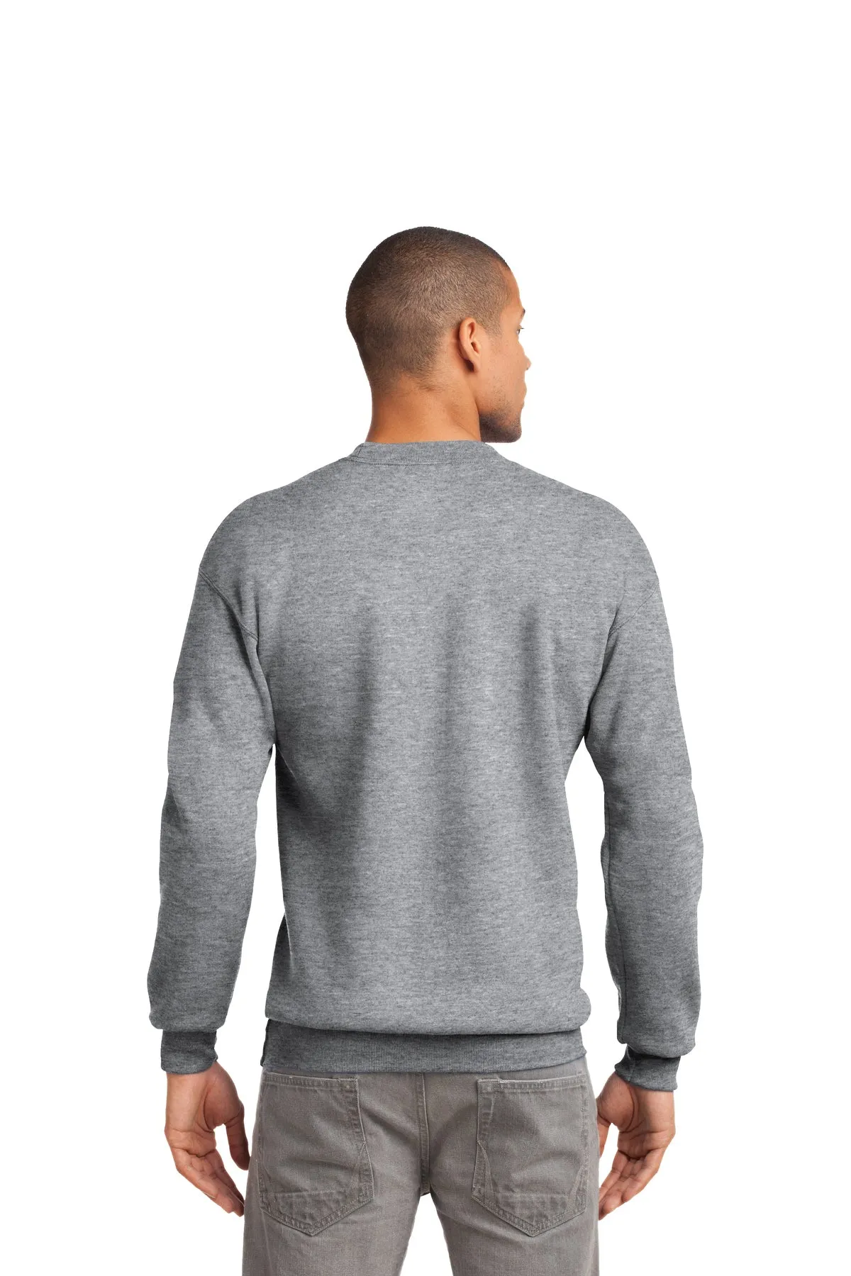 Port & Company Tall Essential Fleece Custom Sweatshirts, Athletic Heather